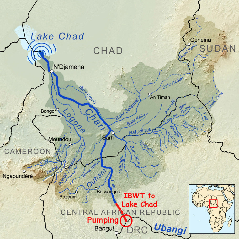 Fig 1 IBWT route map